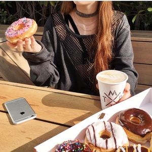 Emma and Sam long sleeve T with mesh cut outs